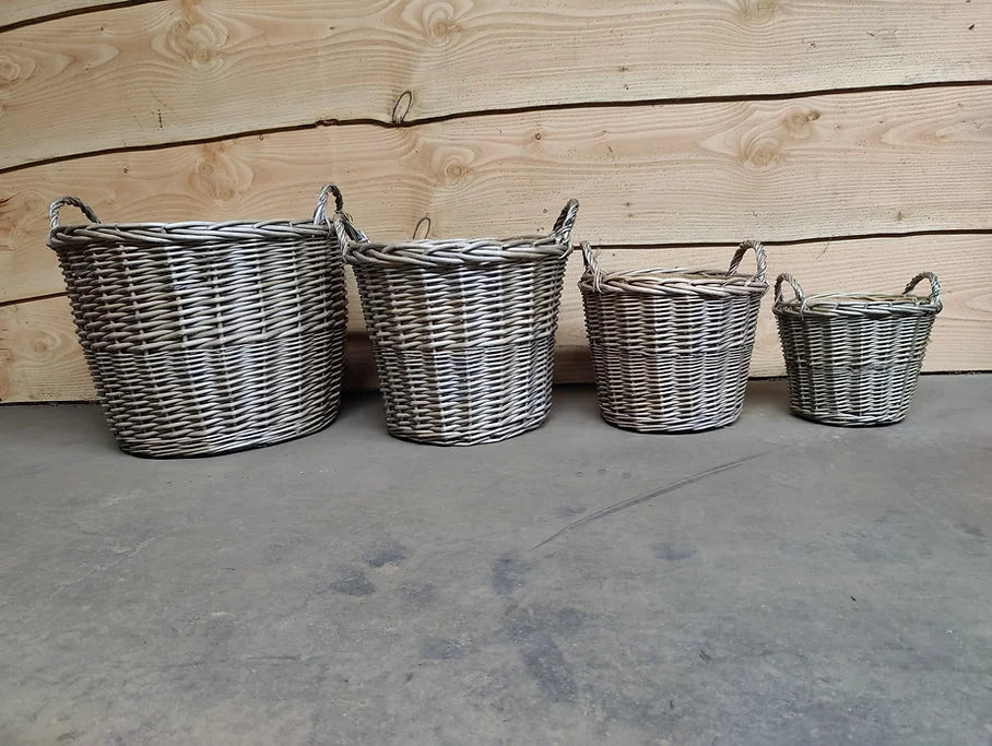 Large Round Firewood Basket