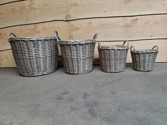 Extra Large Round Firewood Basket