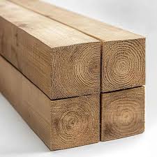 8FT 4"X4" Wooden Post