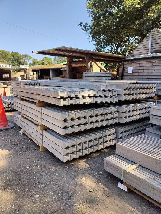 9FT Slotted Concrete Post